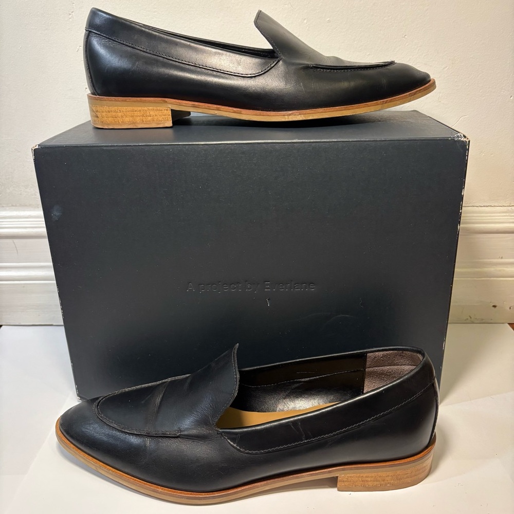 Everlane Women’s Black Loafers, Size 10